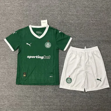 25-26 Palmeiras Home Kids Soccer Jerseys