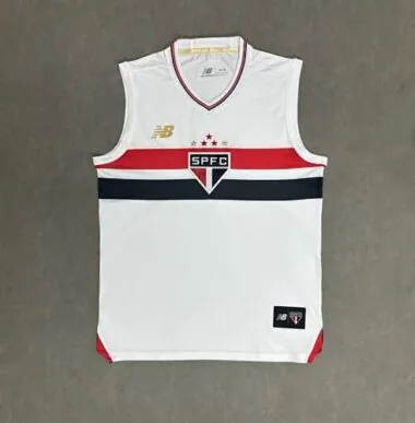 25-26 Sao Paulo Home Training Soccer Vest