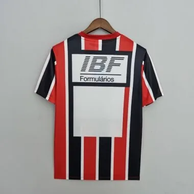 1991 São Paulo Auswärts-Retro-Fußballtrikots Albumbild 2