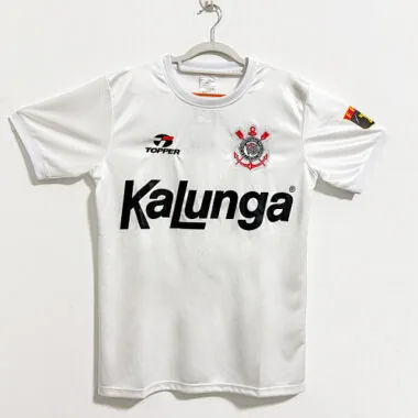 Camisetas de fútbol retro del Corinthians de 1998 (local)