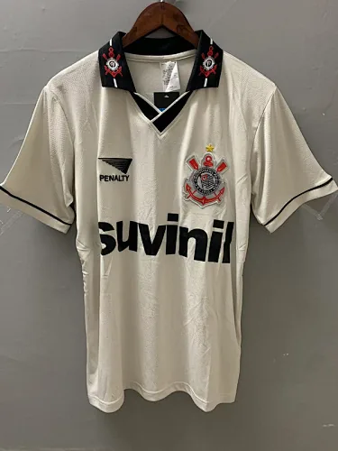 Camisetas de fútbol retro del Corinthians de 1996 (local)