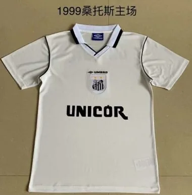 1999 Santos Home Retro Soccer Jerseys