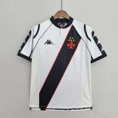 Camisetas de fútbol retro del Vasco da Gama para partidos fuera de casa de 1998