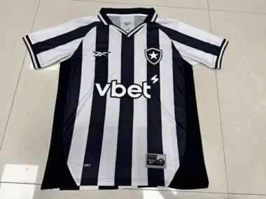 Camisetas de fútbol del Botafogo para jugar en casa, números 25 y 26