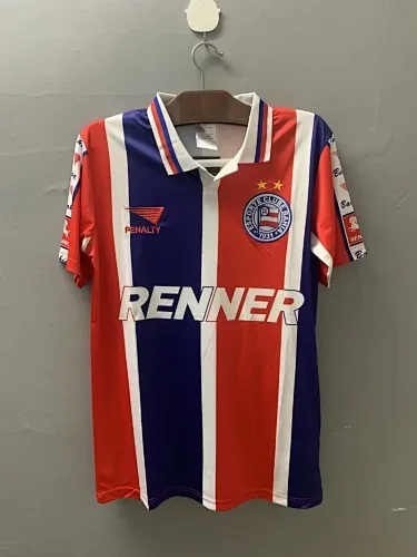 Camisetas de fútbol retro de la temporada 1996 del Bahía (juego fuera de casa)