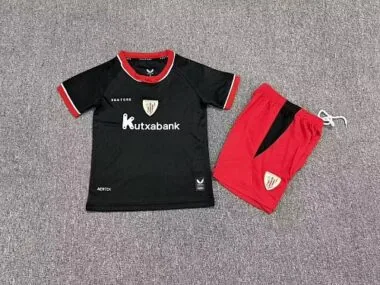 Camiseta y pantalones cortos infantiles del Athletic de Bilbao para la temporada 2026/27 (local)
