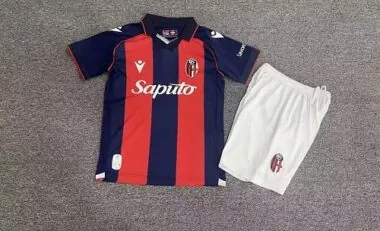 2026/27 Bologna Home Kids Jersey and Shorts