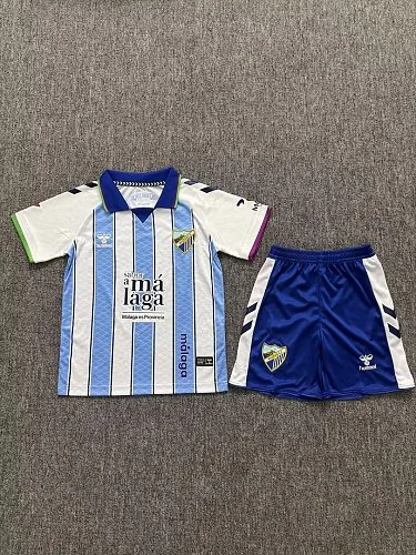 2026/27 Malaga Home Kids Jersey and Shorts