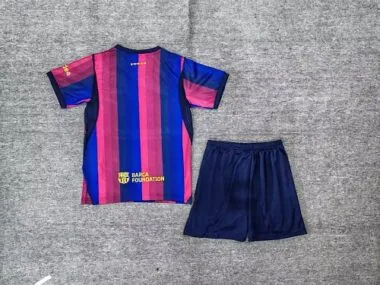 2026/27 Barcelona Home Kids Jersey and Shorts album image 2