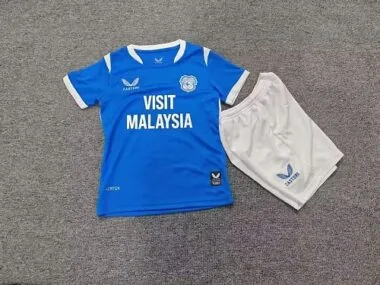 2026/27 Cardiff City Home Kids Jersey and Shorts