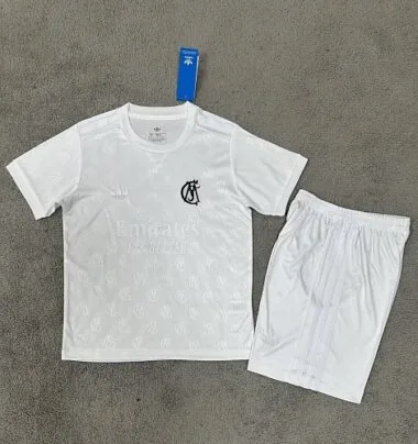 2026/27 Real Madrid 125th Anniversary Kids Jersey and Shorts