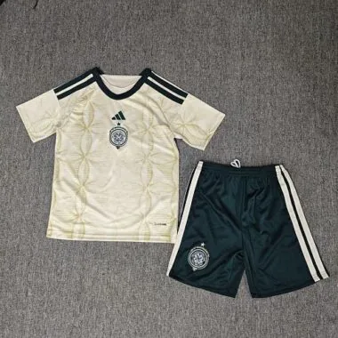 Camiseta y pantalones cortos de la tercera equipación del Celtic para niños, temporada 2026/27