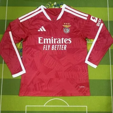 2026/27 Benfica Home Long Sleeve Jersey