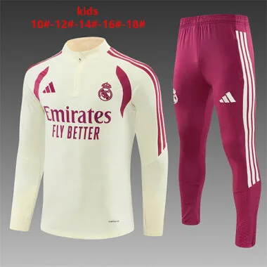 2026/27 Real Madrid Kids Long Sleeve Tracksuit