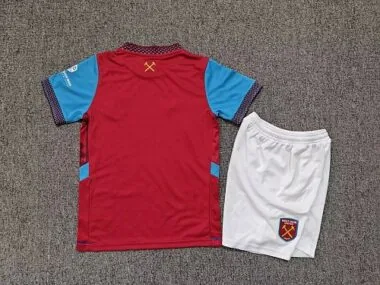 2026/27 West Ham Home Kids Jersey and Shorts Albumbild 2