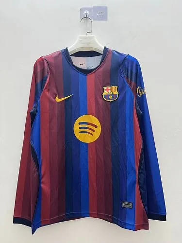 2026/27 Barcelona Home Long Sleeve Jersey