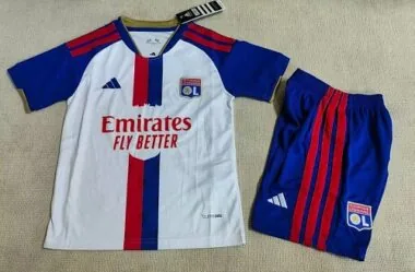 2026/27 Lyon Home Kids Jersey and Shorts