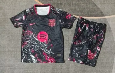 2026/27 Barcelona Kids Jersey and Shorts