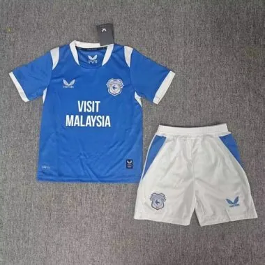 2026/27 Cardiff City Home Kids Jersey and Shorts