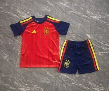2026/27 Spain Home Kids Jersey and Shorts