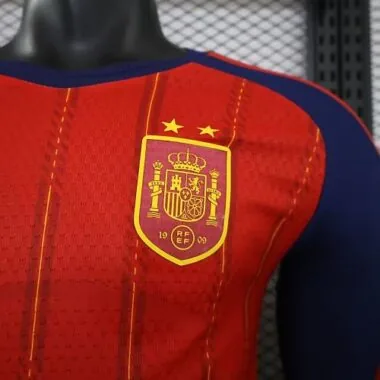 Afbeelding 3 van album 2026 Spain Home Player Version Long Sleeve Jersey