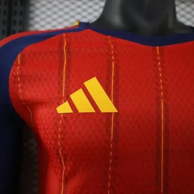 Afbeelding 4 van album 2026 Spain Home Player Version Long Sleeve Jersey
