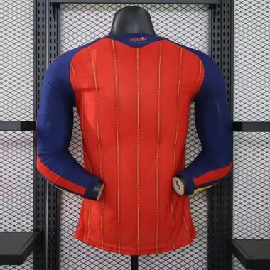 Afbeelding 5 van album 2026 Spain Home Player Version Long Sleeve Jersey