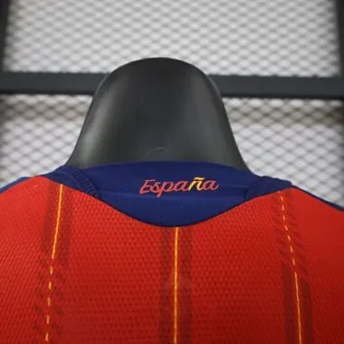 Afbeelding 6 van album 2026 Spain Home Player Version Long Sleeve Jersey