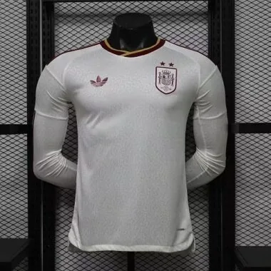 2026 Spain Away Player Version Long Sleeve Jersey