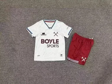 2026/27 West Ham Away Kids Jersey and Shorts