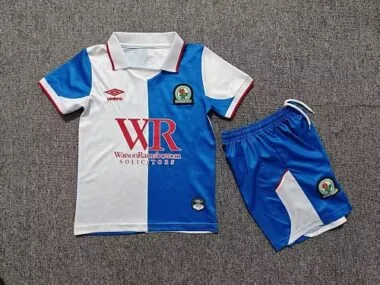 2026/27 Blackburn Rovers Home Kids Jersey and Shorts
