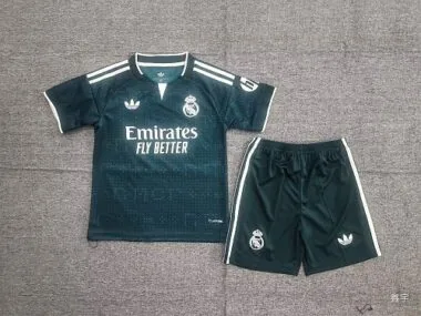 2026/27 Real Madrid Away Kids Jersey and Shorts
