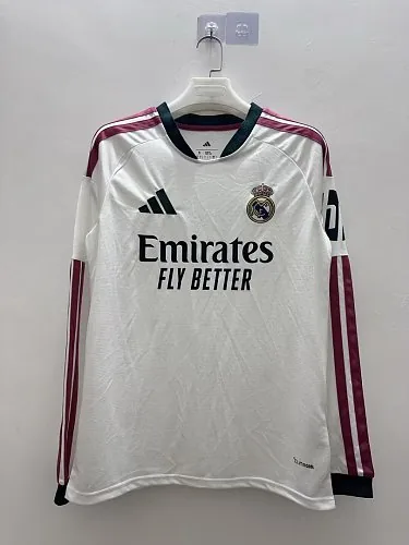 2026/27 Real Madrid Home Long Sleeve Jersey