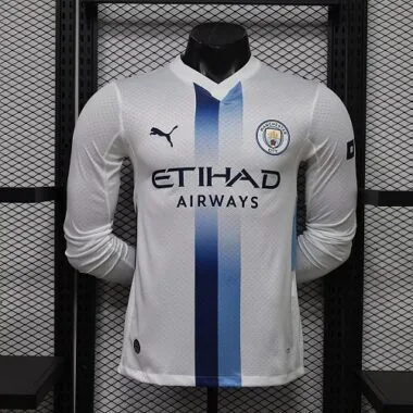 Camiseta de manga larga del Manchester City para la temporada 2026/27, versión de visitante para jugador
