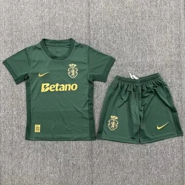 2026/27 Sporting Lissabon 120-jarig jubileum kindertrui en -broek