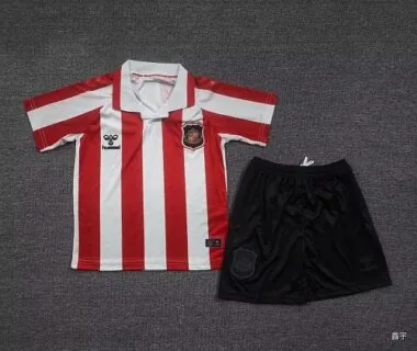 Camisa e calções infantis do Sunderland para jogos em casa da época 2026/27