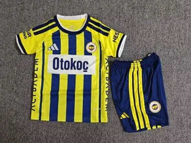2026/27 Fenerbahce Home Kids Jersey and Shorts