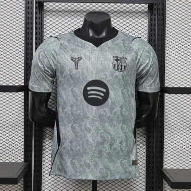 Capa do álbum Camisa do Barcelona 2026/27, versão para guarda-redes