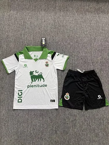 2026/27 Racing de Santander Home Kids Jersey and Shorts