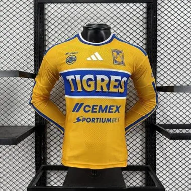 Camiseta de manga larga de los Tigres para la temporada 2026/27, versión para jugadores (local)