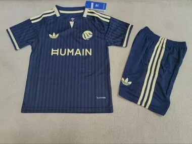 Camiseta y pantalones cortos de niño para los partidos fuera de casa del Al-Nassr, temporada 2026/27
