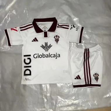 2026/27 Albacete Home Kids Jersey and Shorts