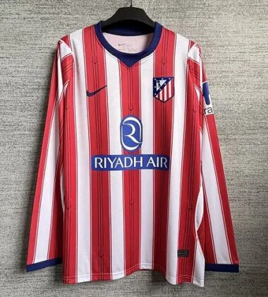 26-27 Atletico Madrid Home Long Sleeve Yupoo Cheap Soccer Jerseys album cover