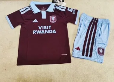 Couverture de l’album 26-27 Aston Villa Home Kids Yupoo Cheap Soccer Jerseys and shorts