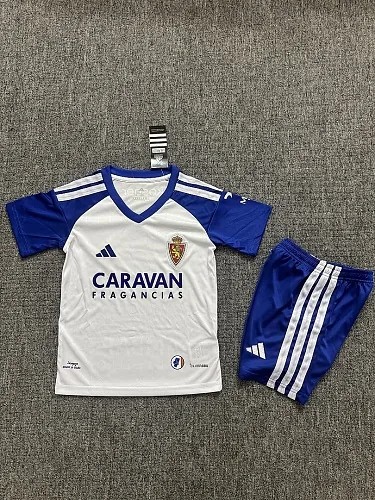 Albumcover van 26-27 Zaragoza Home Kids Yupoo Cheap Soccer Jerseys