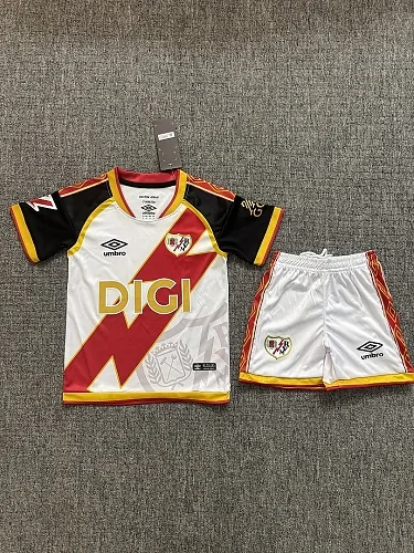 Albumcover van 26-27 Rayo Vallecano Home Kids Yupoo Cheap Soccer Jerseys