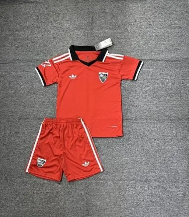 Albumcover van 26-27 Sevilla Away Kids Yupoo Cheap Soccer Jerseys and shorts